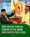 Terpilih ketua Umum KONI Tingkat Banten, bisa bawa perubahan.