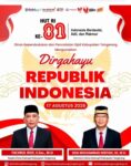 Kepala Dinas Kependudukan dan Pencatatan Sipil (DUKCAPIL) dan beserta staf Kabupaten Tangerang Mengucapkan Dirgahayu Republik Indonesia yang ke- 81, 17 Agustus 2026.