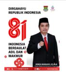 Kepala  Badan Perencanaan Pembangunan Daerah (BAPPEDA) Kabupaten Tangerang Mengucapkan Dirgahayu Republik Indonesia yang ke-81 tahun 17-Agustus 1945 – 17 Agustus 2026.